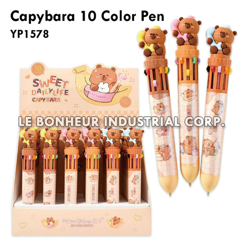 Capybara 10 Color Pen
