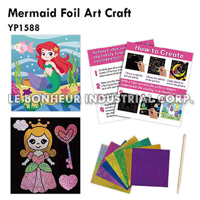 Mermaid Foil Art Craft