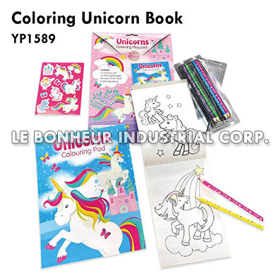 Coloring Unicorn Book