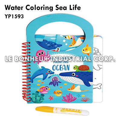 Water Coloring Sea Life