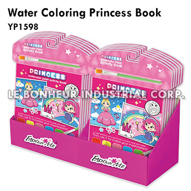 Water Coloring Princess Book