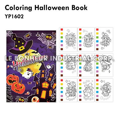 Coloring Halloween Book