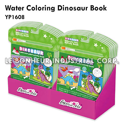 Water Coloring Dinosaur Book