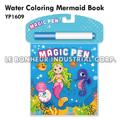 Water Coloring Mermaid Book