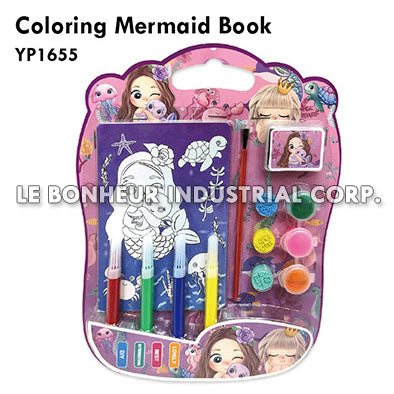 Coloring Mermaid Book