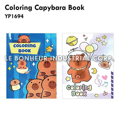 Coloring Capybara Book