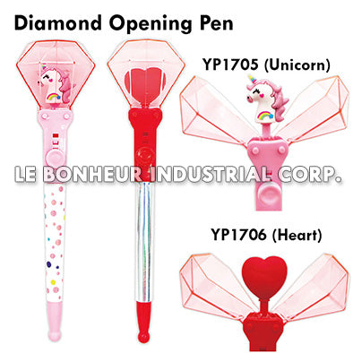 Diamond Opening Heart Pen