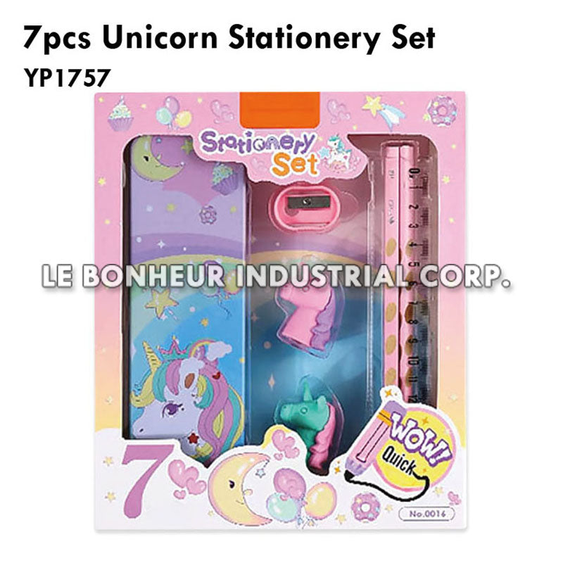 7pcs Unicorn Stationery Set