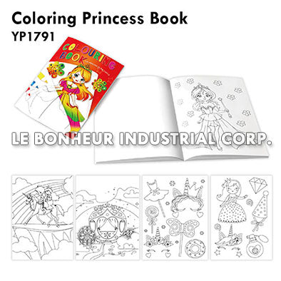 Coloring Princess Book