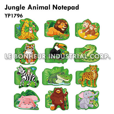 Jungle Animal Notepad