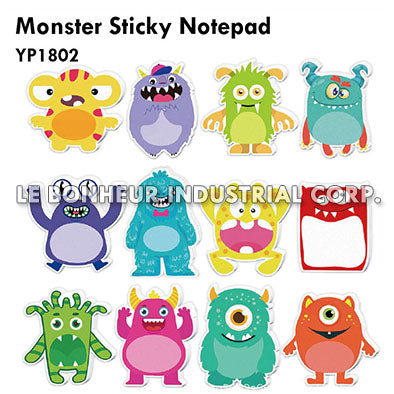 Monster Sticky Notepad
