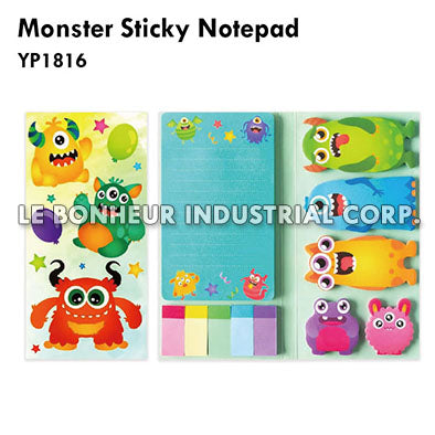 Monster Sticky Notepad