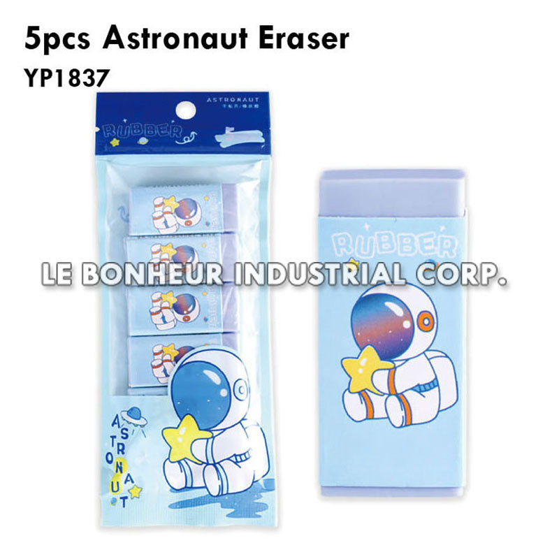 5pcs Astronaut Eraser