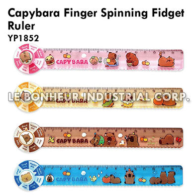 Capybara Finger Spinning Fidget Ruler
