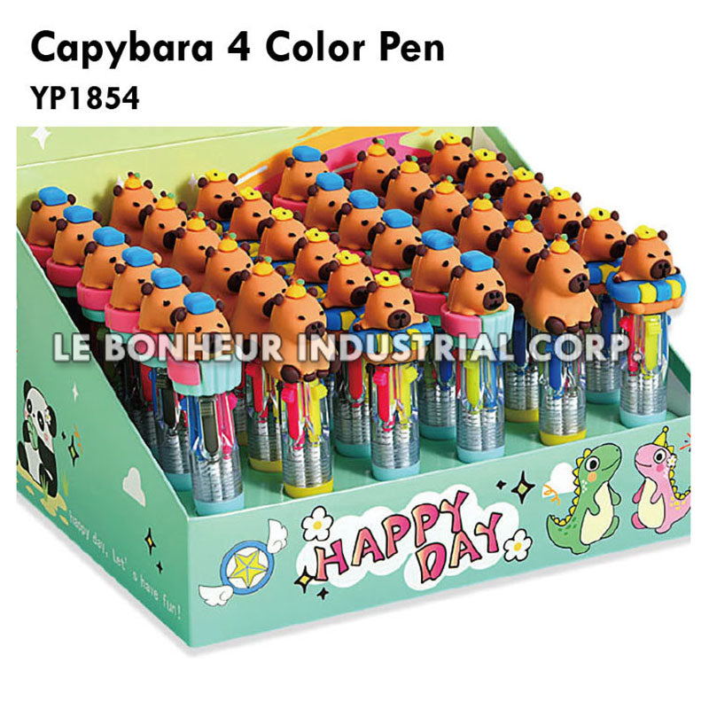 Capybara 4 Color Pen