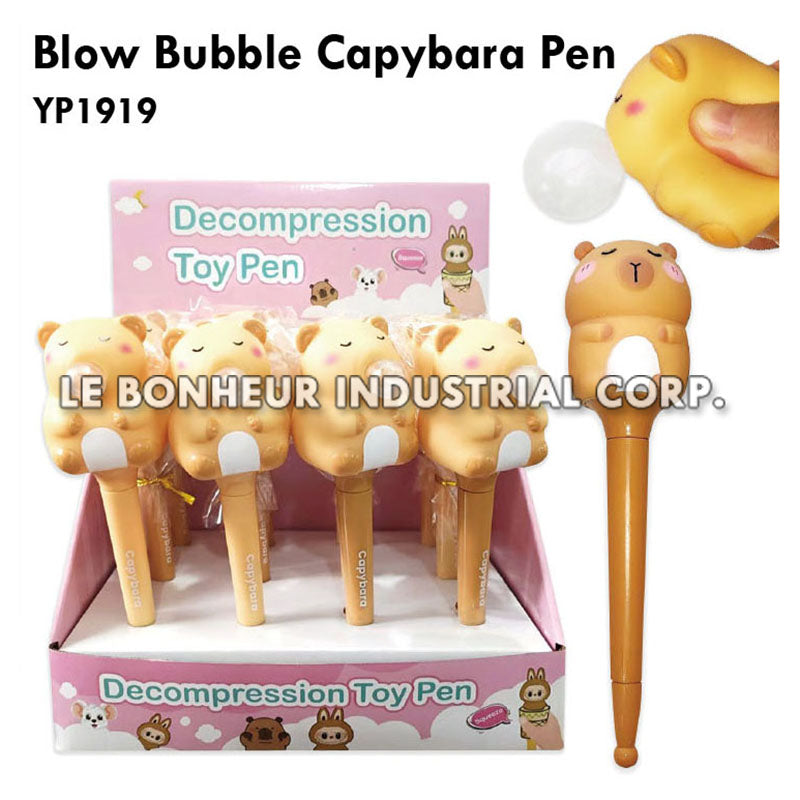 Blow Bubble Capybara Pen
