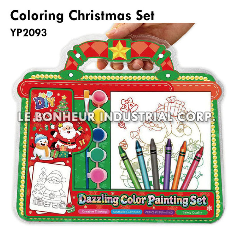 Coloring Christmas Set