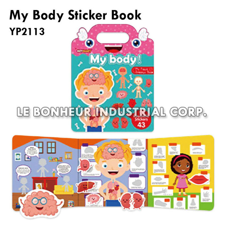 My Body Sticker Book