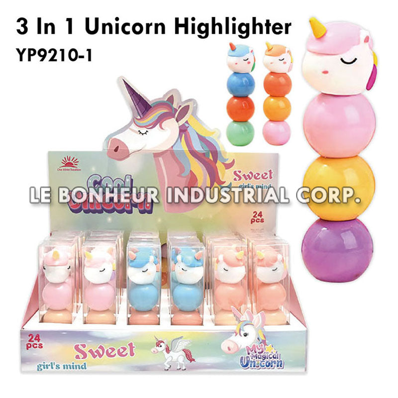 3 In 1 Unicorn Highlighter