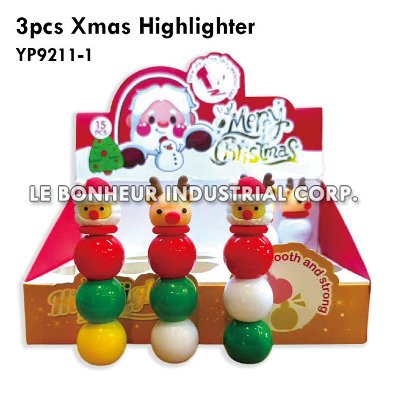 3pcs Xmas Highlighter