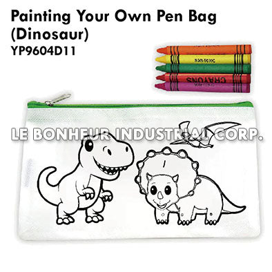 Painting Your Own Pen Bag (Dinosaur)