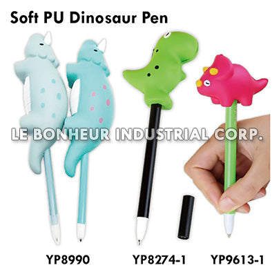 Soft PU Triceratops Pen
