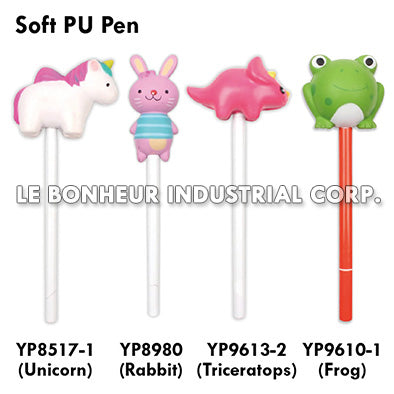 Soft PU Triceratops Pen