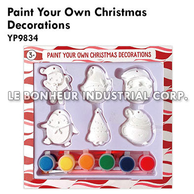 Paint Your Own Christmas Decorations