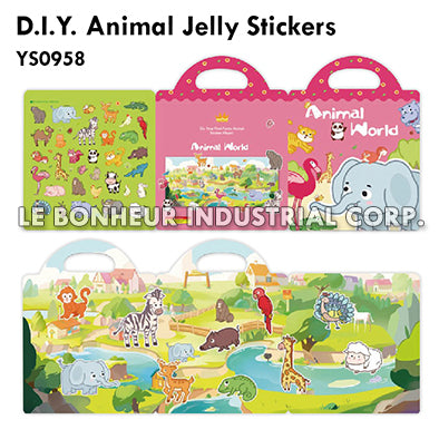 D.I.Y. Animal Jelly Stickers