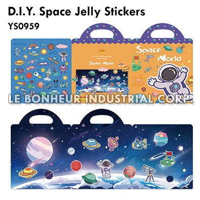 D.I.Y. Space Jelly Stickers