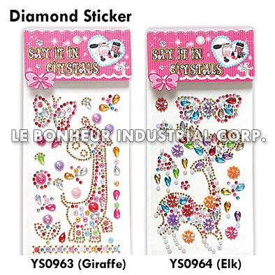 Butterfly & Elk Diamond Sticker