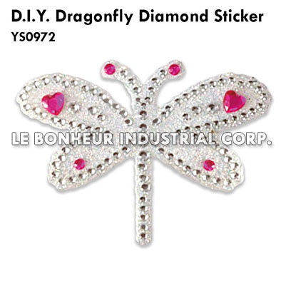 D.I.Y. Dragonfly Diamond Sticker