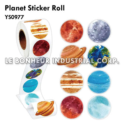 Planet Sticker Roll