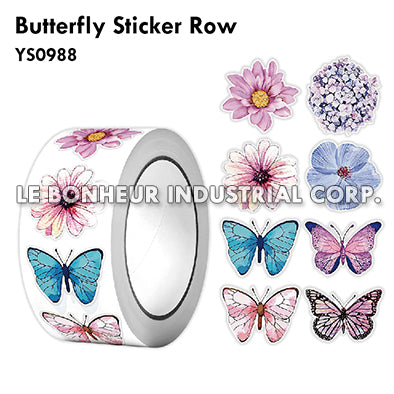 Butterfly Sticker Row