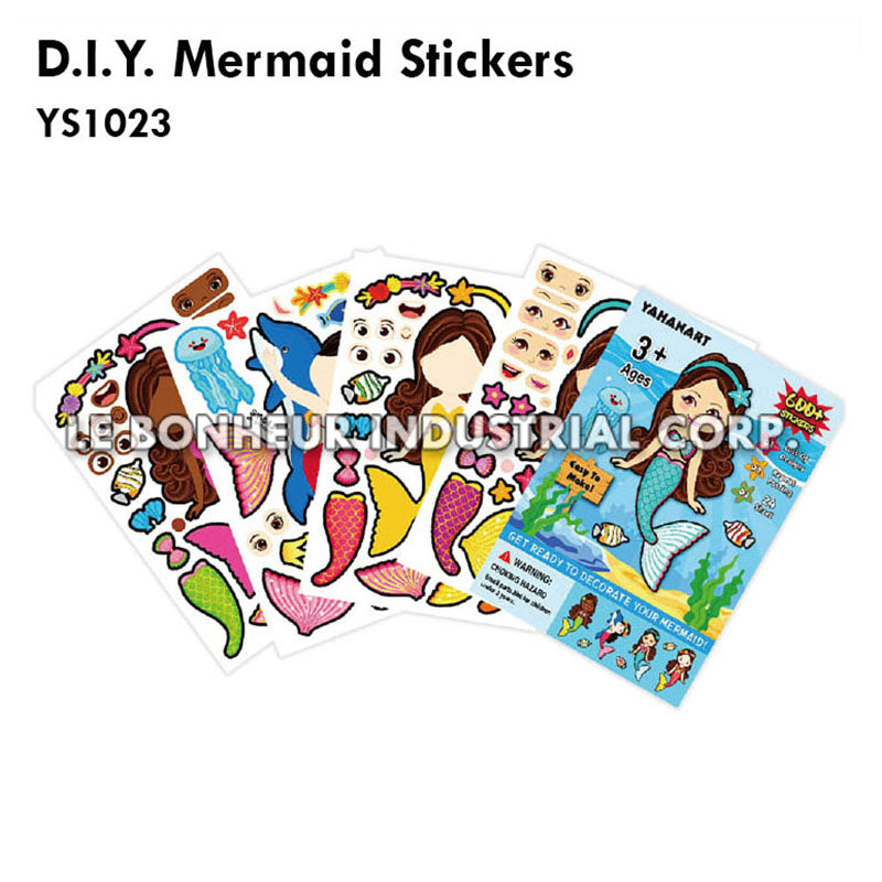 D.I.Y. Mermaid Stickers