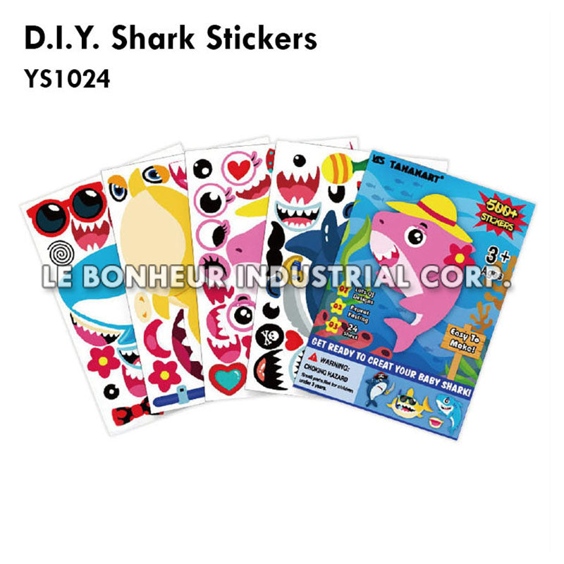 D.I.Y. Shark Stickers