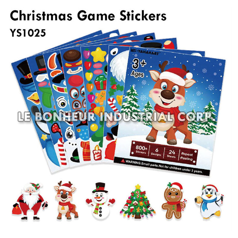 Christmas Game Stickers