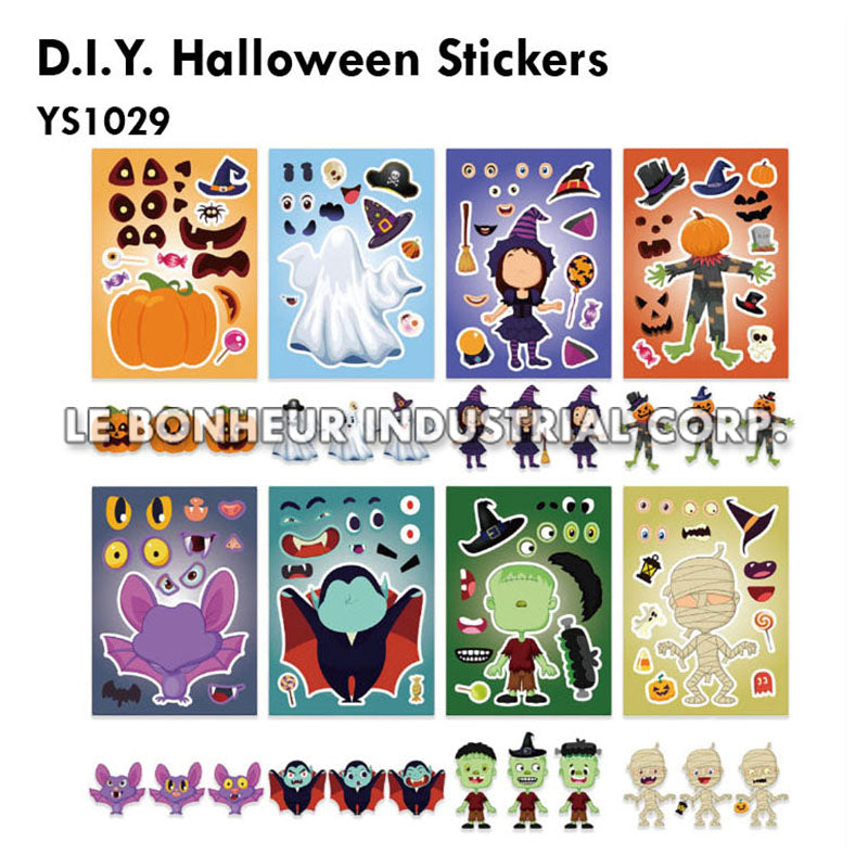 D.I.Y. Halloween Stickers