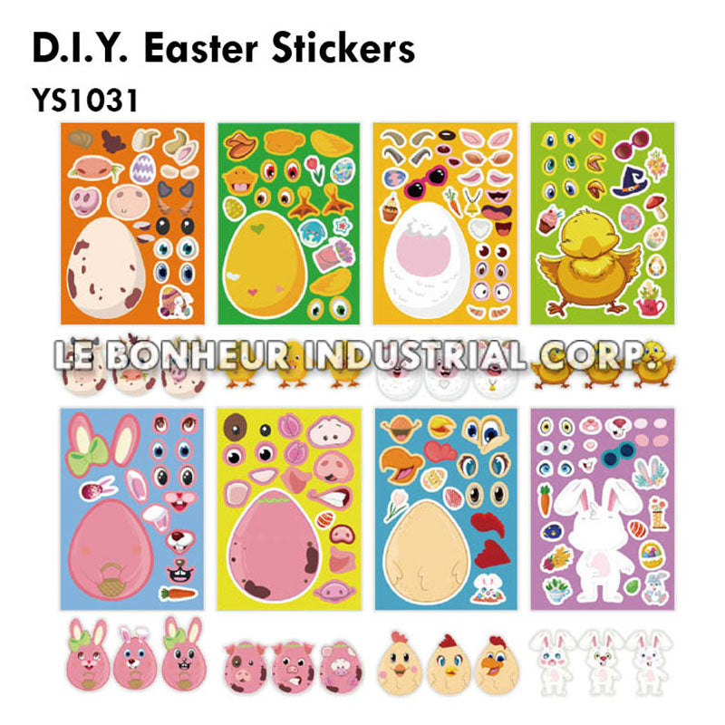 D.I.Y. Easter Stickers