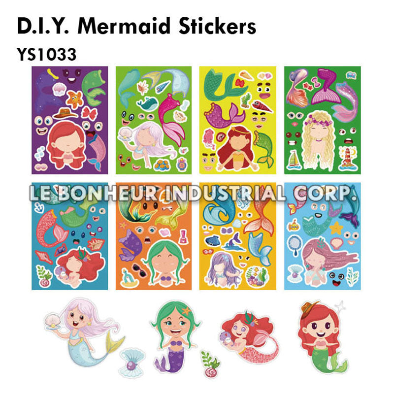 D.I.Y. Mermaid Stickers