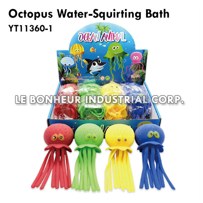 Octopus Water-Squirting Bath