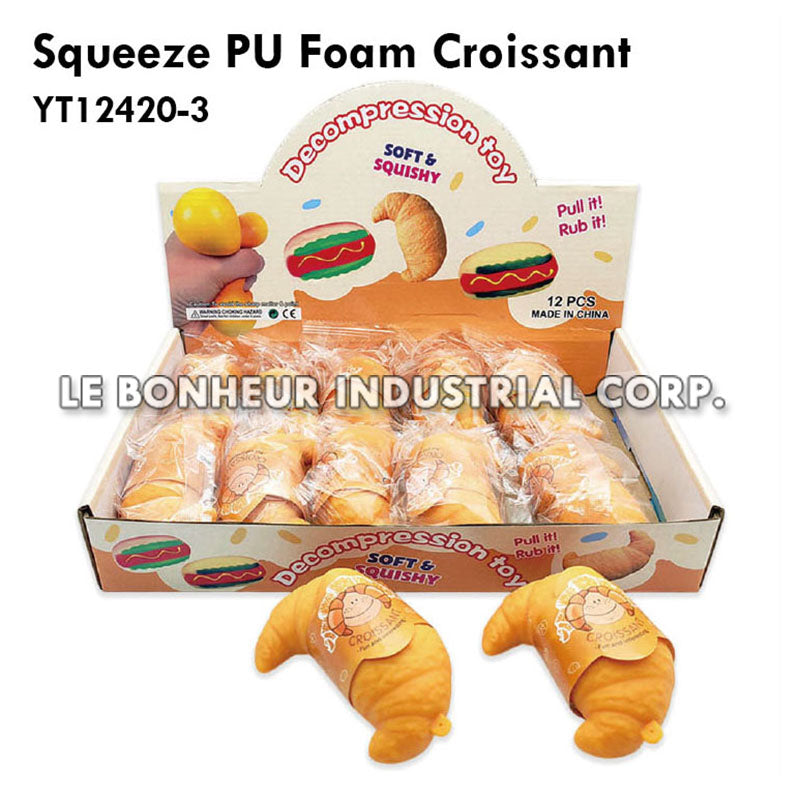 Squeeze PU Foam Croissant