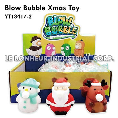 Blow Bubble Xmas Toy