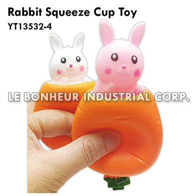 Rabbit Squeeze Cup Toy