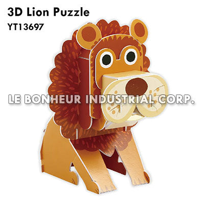3D Lion Puzzle
