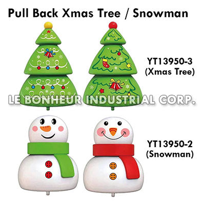 Pull Back Xmas Tree