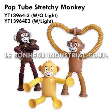 LED Pop Tube Stretchy Monkey
