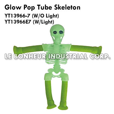 LED Glow Pop Tube Skeleton