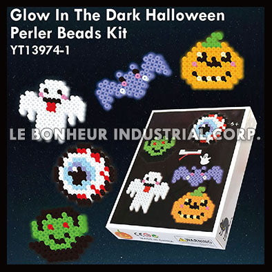 Glow In The Dark Halloween Perler Beads Kit-Animal