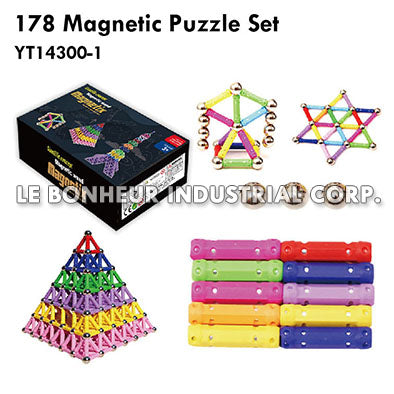 178 Magnetic Puzzle Set